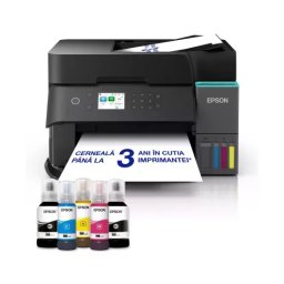 Multifuncțional InkJet CISS Epson EcoTank L6370 – imprimare color A4, duplex, Wi-Fi, LAN și USB