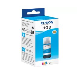 Cerneala EPSON EcoTank 108 C13T09C24A, 70 ml, Cyan