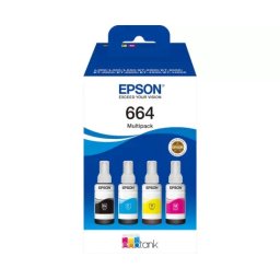 Cerneala EPSON EcoTank 664 Multipack C13T66464A