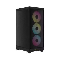Carcasa PC CORSAIR 2000D Airflow, Fara sursa, RGB, Black