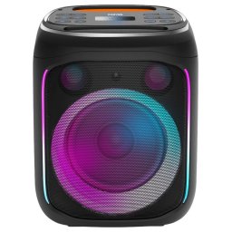 Boxa portabila activa, Canyon OnFun 5, 40 W, Bluetooth, USB, slot card microSD, Aux in, intrare microfon, lumini dinamice, egalizator, True Wireless Stereo, negru