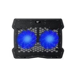 Cooler laptop HAVIT F2075, 15.6", 2 ventilatoare, Black