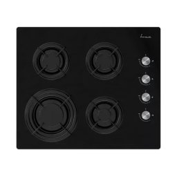 Plita incorporabila FRAM FBH-M4IRF-GBK, 4 zone de gatit, Gaz, Negru
