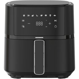 Friteuza cu aer cald Heinner HAF-B4BK1500, 1500w, capacitate cos 4l, termostat reglabil 80-200 grade display digital, Negru