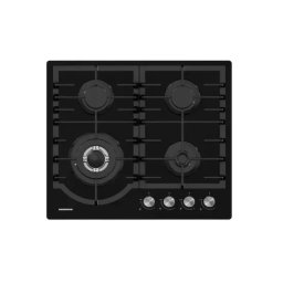 Plita incorporabila HEINNER HBH-M447IWFGBK, 4 zone de gatit, Gaz, Negru