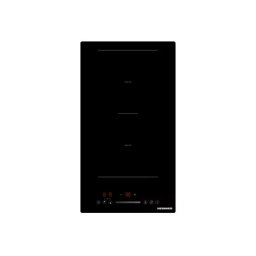Plita incorporabila cu inductie HEINNER HBHI-M2ZB1FXTC, 2 zone de gatit, Negru
