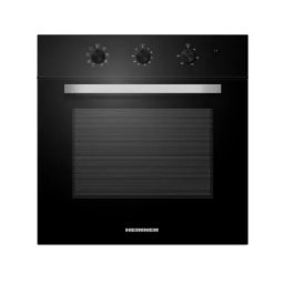 Cuptor incorporabil HEINNER HBO-M659GC-GBK, 65 l, 8 functii, Multifunctional, Grill, Timer Mecanic, Functie Turbo, Clasa A, Negru