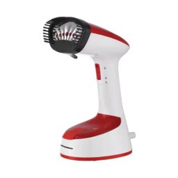 Aparat de călcat vertical HEINNER Charon HGS-1400RD, 1470W, talpă inox, abur continuu, alb/roșu