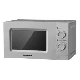 Cuptor cu microunde HEINNER HMW-MD20MSL, 20 L, 700 W, Control mecanic, Argintiu