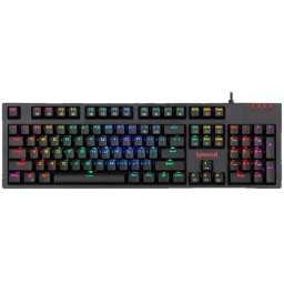 Tastatură mecanică de gaming Redragon K592RGB-PRO-BK Amsa Pro, RGB, Switch-uri Blue