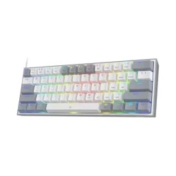 Tastatură mecanică wireless Redragon Fizz Pro K616-RGB-WG_RD, RGB, Red Switch, White-Grey