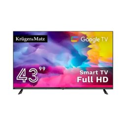 Televizor LED Smart KRUGER & MATZ KM0243FHD-SA Full HD, 108 cm, Negru