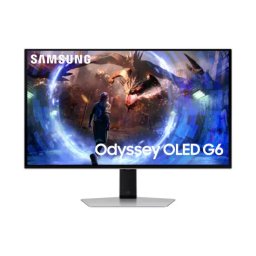 Monitor LED SAMSUNG Gaming Odyssey G6 LS27DG602SUXEN, 27", QHD, QD-OLED, HDR, FreeSync Premium Pro, 0.3 ms, 360 Hz, Silver