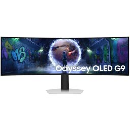 Monitor LED SAMSUNG Gaming Odyssey, G9 G93SD, Curbat 49 inch, DQHD QD-OLED, 0.03 ms, 240 Hz, HDR, FreeSync Premium Pro, G-Sync Compatible
