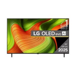 Televizor LED LG OLED55B53LA.AEU (Gama 2025), 4K Ultra HD, 139 cm, Negru