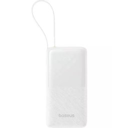 Powerbank Baseus Bipow 2 10000mAh 20W cu cablu USB-C integrat și afișaj inteligent