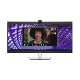 Monitor LED curbat DELL P3424WEB, 34" UWQHD, IPS, USB-C, 60Hz, 5 ms, Black/Silver