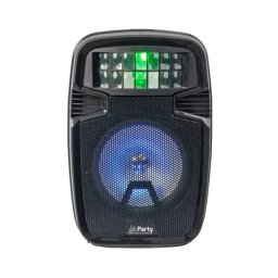 Boxă portabilă activă IBIZA SOUND PARTY-8COMBI Black, 8 inch, Bluetooth, USB/SD, FM, efecte luminoase