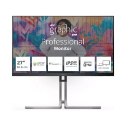 Monitor LED AOC Q27U3CV, 27" QHD, IPS, 75 Hz, 4ms, Black