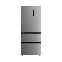 Combina frigorifica side by side TESLA RF3900FMX, 391 l, Display LED cu control touch, Total No Frost, Clasa E, Inox