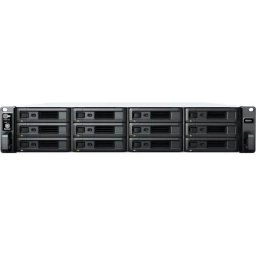 NAS SYNOLOGY Rack Station RS2423+, AMD Ryzen V1780B Quad-Core, 8GB RAM, 12 Unitati de stocare suportate, Gray