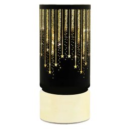 Lampa LED Model Craciun FOREVER LIGHT RTV200078, Negru/Auriu