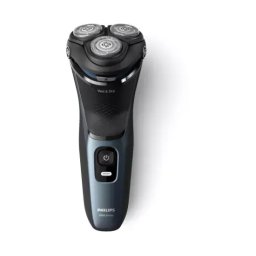 Aparat de ras PHILIPS Seria 3000 S3144/00, 60 de minute, Negru/Albastru