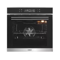 Cuptor incorporabil SAMUS SC627GDX10, 75L, 10 funcții, Touch Control, Negru/Inox