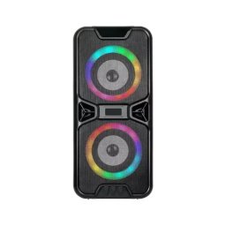 Boxa portabilă V-TAC SKU-6663 Black cu Bluetooth și lumini LED