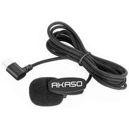 Microfon extern AKASO SYZ0086-BK pentru camere Brave 7 / Brave 8, 1.5 m, Negru