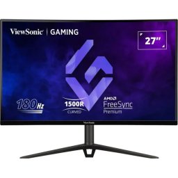 Monitor Gaming LED Curbat VIEWSONIC VX2718-PC-MHDJ, 27" Full HD, VA, 165 Hz, 1 ms, Black