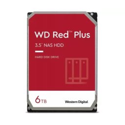 Western Digital WD60EFPX 6TB Red Plus NAS Hard Drive 3.5" SATA 6Gb/s 256MB Cache