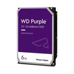 Hard Disk Western Digital Purple WD64PURZ 6TB Surveillance 3.5'' SATA III