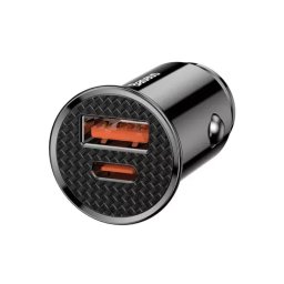 Incarcator auto BASEUS CCALL-YS01, USB-USB Type C, 30W, Negru