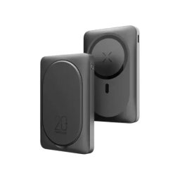 PowerBank VEGER MagOn Pro W1175, 10000 mAh, USB, USB Type-C, Lightning, micro USB, Wireless, Black