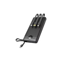 PowerBank VEGER C20, 20000 mAh, 1 x USB-C, 1 x USB-A, Display LED, Black