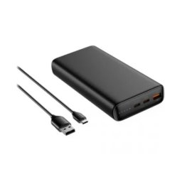 PowerBank VEGER T100 W2032C-100, 20000 mAh, 1 x USB, 2 x USB Type-C, Black