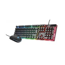 Kit Tastatură și Mouse Gaming TRUST GXT 838 Azor RGB, USB, Black