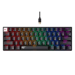 Tastatura mecanică de gaming HAVIT KB903L-BK RGB, USB, Black