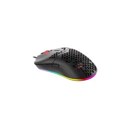 Mouse gaming cu fir HAVIT MS1023, senzor optic 4800 DPI, iluminare RGB, USB, negru
