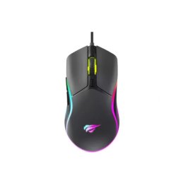 Mouse gaming cu fir HAVIT MS1029 RGB 7200 DPI USB Black