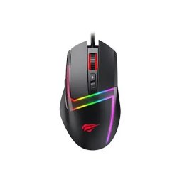 Mouse gaming cu fir HAVIT MS953, 10000 DPI, USB, Black