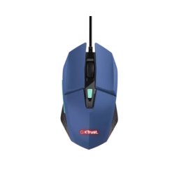 Mouse gaming cu fir TRUST GXT109B Felox 6400 DPI optic USB albastru