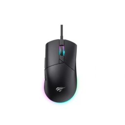 Mouse gaming cu fir HAVIT MS1038, 8000 DPI, RGB, 7 butoane programabile