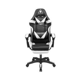 Scaun gaming KRUGER & MATZ GX-150 Black/White – confort și stil pentru sesiunile lungi de joc