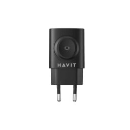 Incarcator retea HAVIT UC132-BK, 22 W, USB-A, USB-C, Black