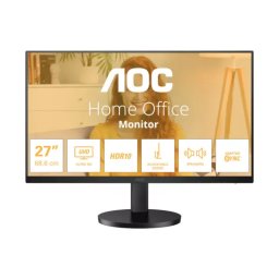 Monitor LED AOC U27B3AF, 27" UHD, IPS, HDR, 4 ms, 60 Hz, Black
