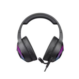 Căști gaming HAVIT H2042D-BK cu microfon și iluminare RGB, difuzoare 50mm, negru