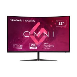 Monitor Gaming LED Curbat VIEWSONIC VX3218C-2K, 31.5" QHD, VA, 1 ms, 165 Hz, Black