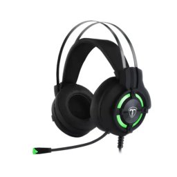Casti cu fir Gaming T-DAGGER Andes T-RGH300, Negru-Verde
